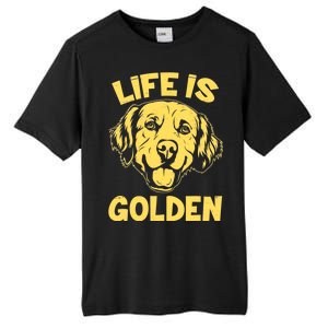 Golden Retriever Life Is Golden  Tall Fusion ChromaSoft Performance T-Shirt