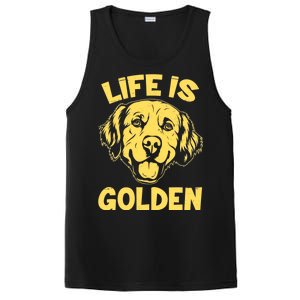 Golden Retriever Life Is Golden  PosiCharge Competitor Tank