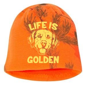 Golden Retriever Life Is Golden  Kati - Camo Knit Beanie