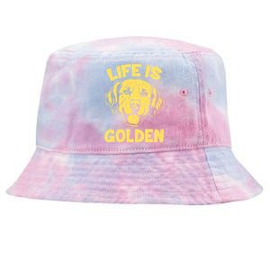 Golden Retriever Life Is Golden  Tie-Dyed Bucket Hat