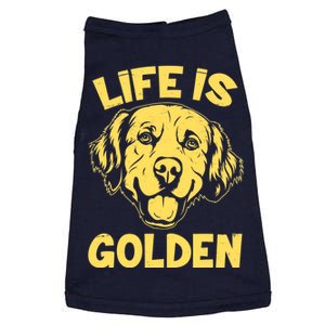 Golden Retriever Life Is Golden  Doggie Tank