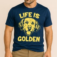 Golden Retriever Life Is Golden  Cooling Performance Crew T-Shirt