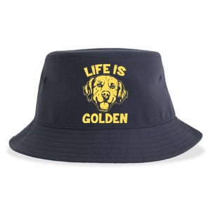 Golden Retriever Life Is Golden  Sustainable Bucket Hat