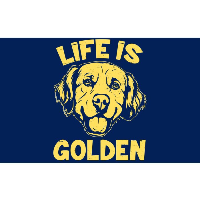 Golden Retriever Life Is Golden  Bumper Sticker