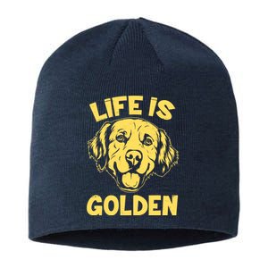 Golden Retriever Life Is Golden  Sustainable Beanie