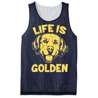 Golden Retriever Life Is Golden  Mesh Reversible Basketball Jersey Tank