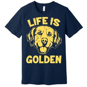 Golden Retriever Life Is Golden  Premium T-Shirt