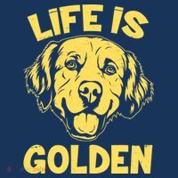 Golden Retriever Life Is Golden  Premium T-Shirt