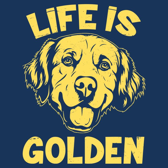 Golden Retriever Life Is Golden  Baby Bodysuit