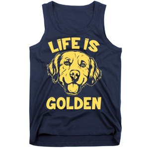 Golden Retriever Life Is Golden  Tank Top