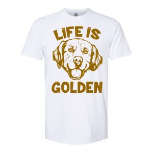 Golden Retriever Life Is Golden  Softstyle CVC T-Shirt