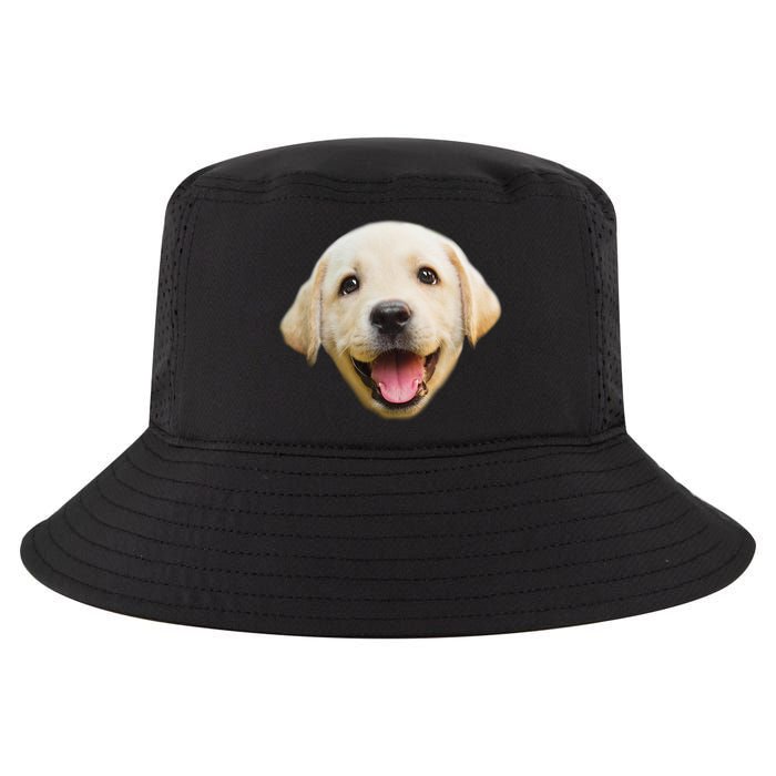 Golden Retriever Pup Face Cool Comfort Performance Bucket Hat