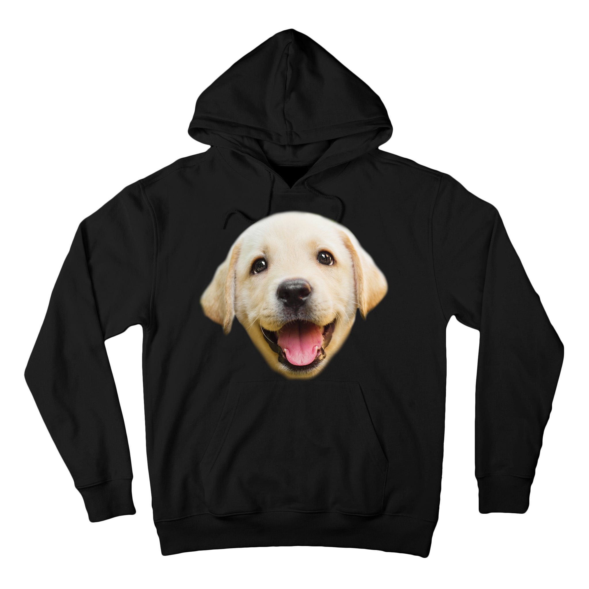 Golden Retriever Pup Face Tall Hoodie