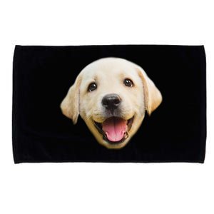 Golden Retriever Pup Face Microfiber Hand Towel