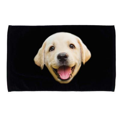 Golden Retriever Pup Face Microfiber Hand Towel