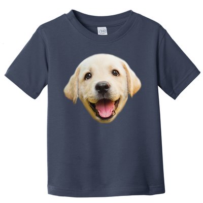 Golden Retriever Pup Face Toddler T-Shirt