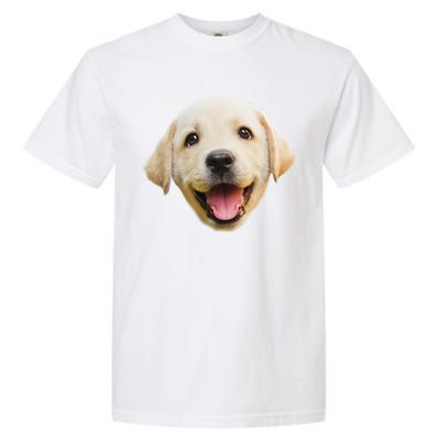 Golden Retriever Pup Face Garment-Dyed Heavyweight T-Shirt