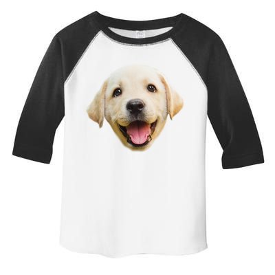 Golden Retriever Pup Face Toddler Fine Jersey T-Shirt