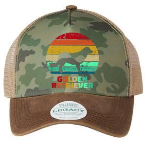 Golden Retriever Retro Silhouette Legacy Tie Dye Trucker Hat