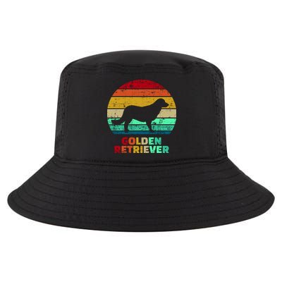 Golden Retriever Retro Silhouette Cool Comfort Performance Bucket Hat