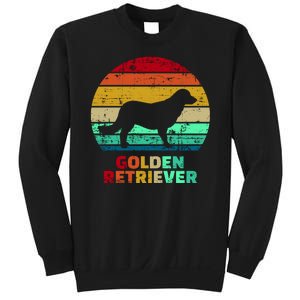 Golden Retriever Retro Silhouette Sweatshirt