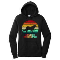 Golden Retriever Retro Silhouette Women's Pullover Hoodie