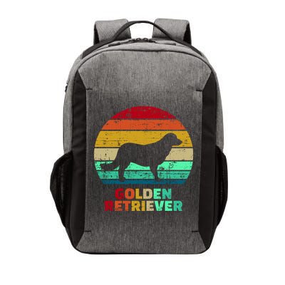 Golden Retriever Retro Silhouette Vector Backpack