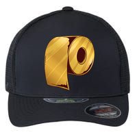 Golden Toilet Paper Crisis Flexfit Unipanel Trucker Cap