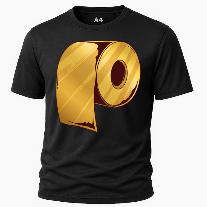 Golden Toilet Paper Crisis Cooling Performance Crew T-Shirt