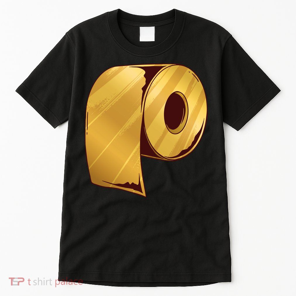 Golden Toilet Paper Crisis Tall T-Shirt