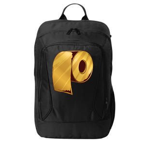 Golden Toilet Paper Crisis City Backpack