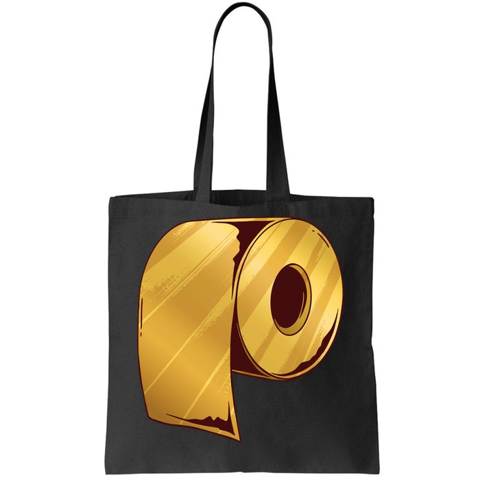 Golden Toilet Paper Crisis Tote Bag