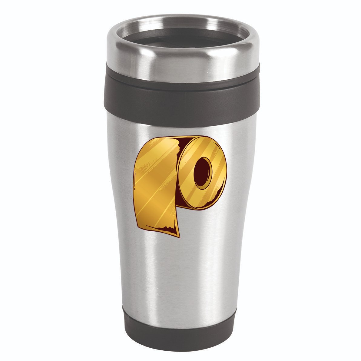 Golden Toilet Paper Crisis 16oz Travel Tumbler