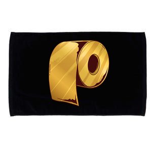 Golden Toilet Paper Crisis Microfiber Hand Towel