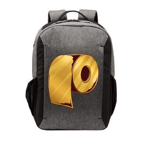 Golden Toilet Paper Crisis Vector Backpack