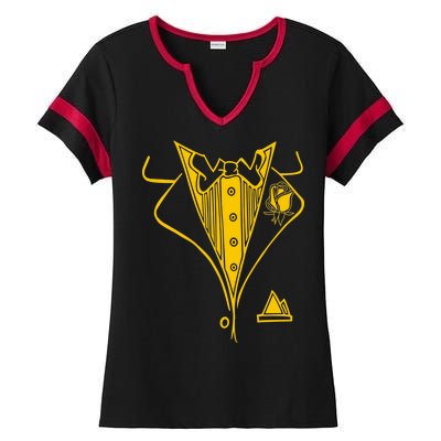 Golden Tuxedo Ladies Halftime Notch Neck Tee