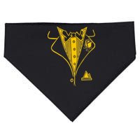 Golden Tuxedo USA-Made Doggie Bandana