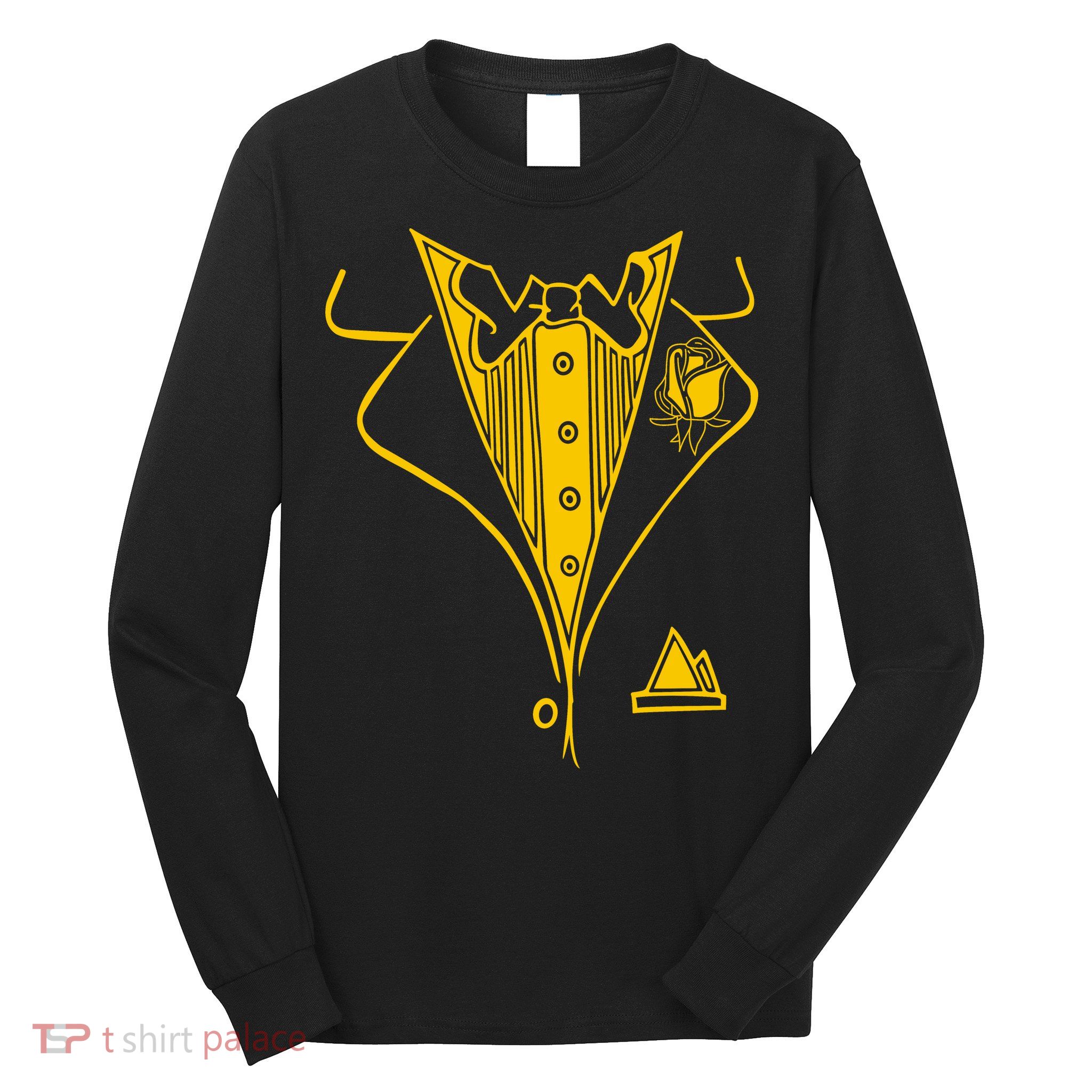 Golden Tuxedo Long Sleeve Shirt