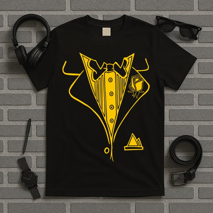 Golden Tuxedo T-Shirt