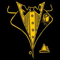 Golden Tuxedo Button