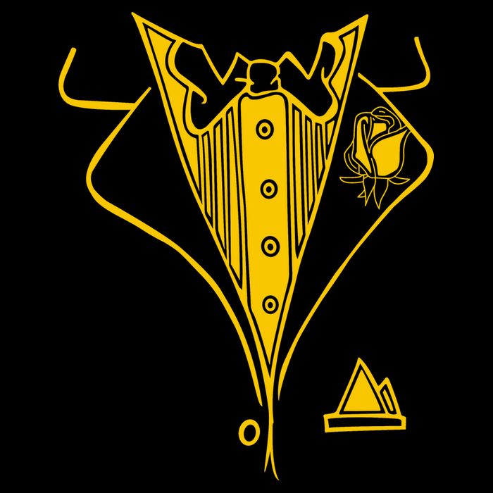 Golden Tuxedo Button