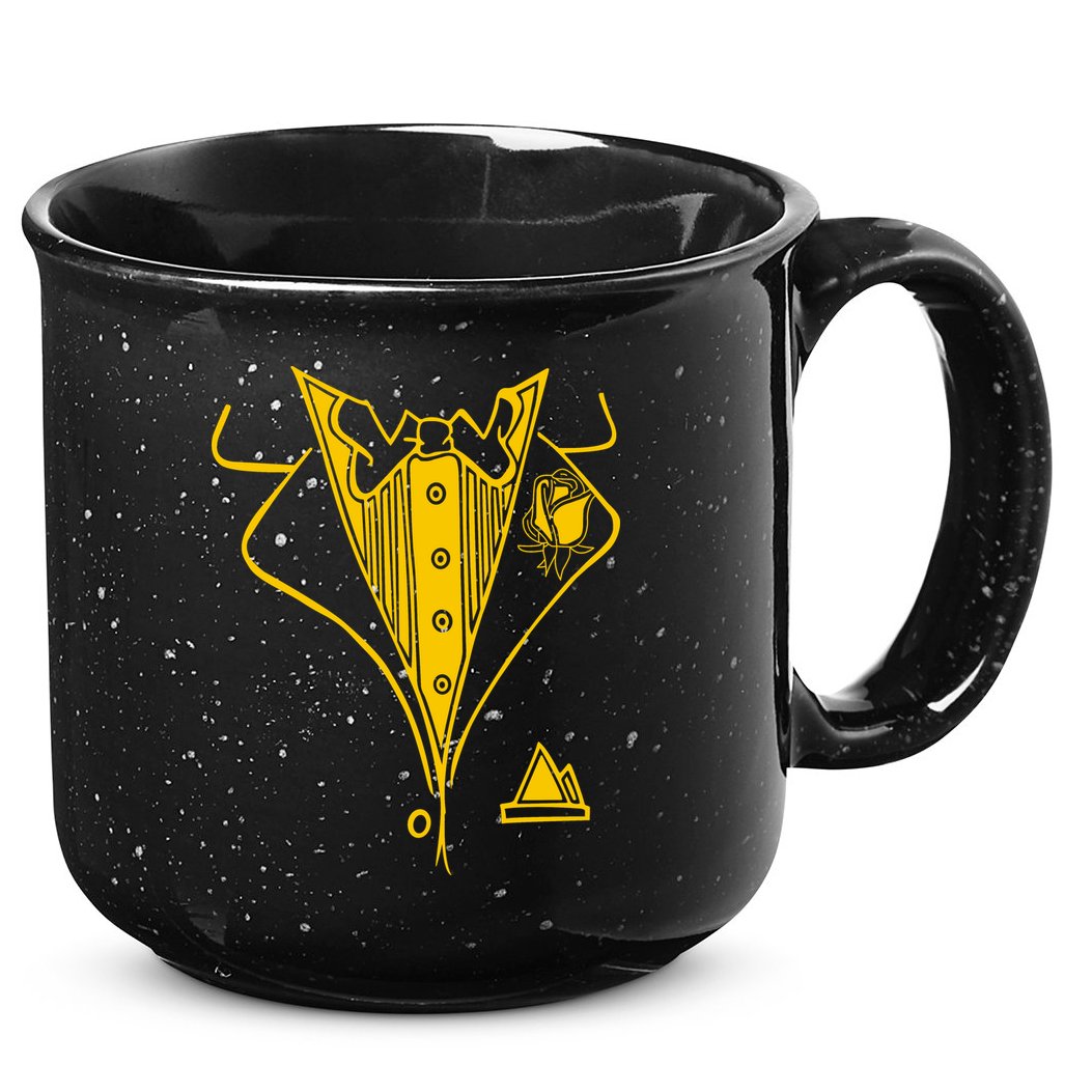 Golden Tuxedo 15oz Campfire Ceramic Mug
