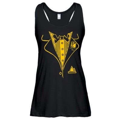 Golden Tuxedo Ladies Essential Flowy Tank