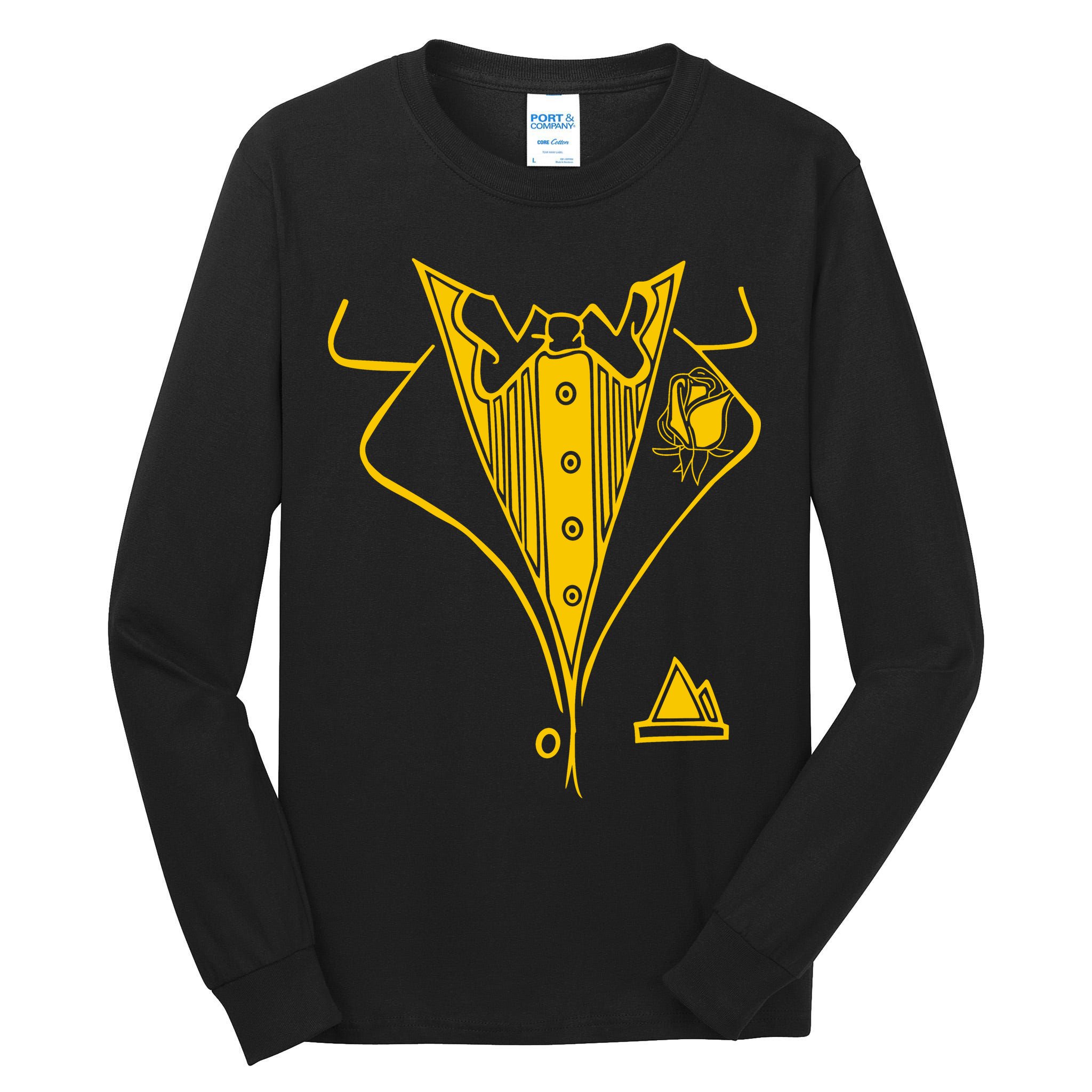 Golden Tuxedo Tall Long Sleeve T-Shirt