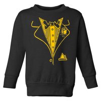 Golden Tuxedo Toddler Sweatshirt