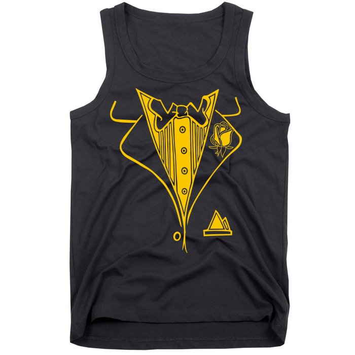 Golden Tuxedo Tank Top