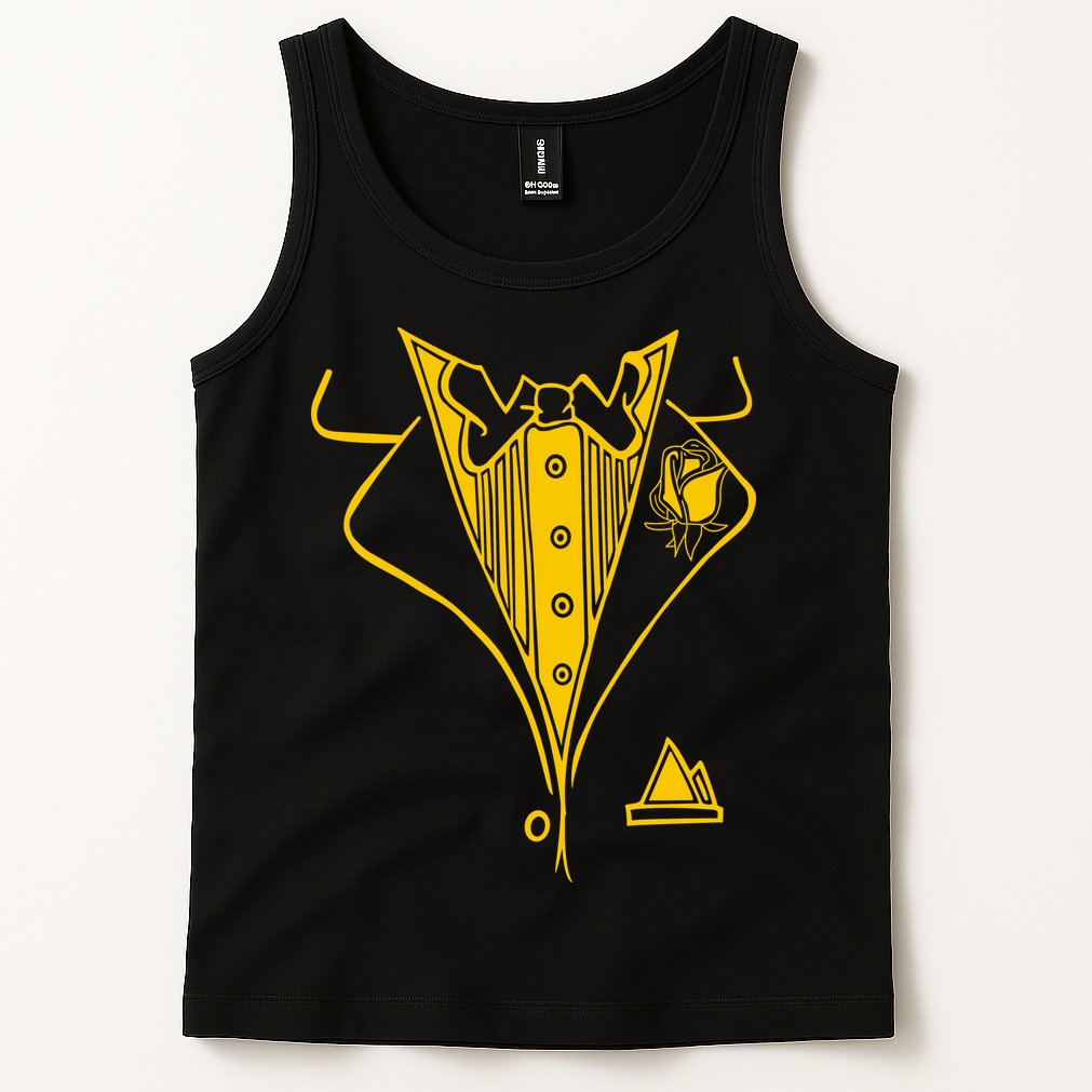 Golden Tuxedo Tank Top
