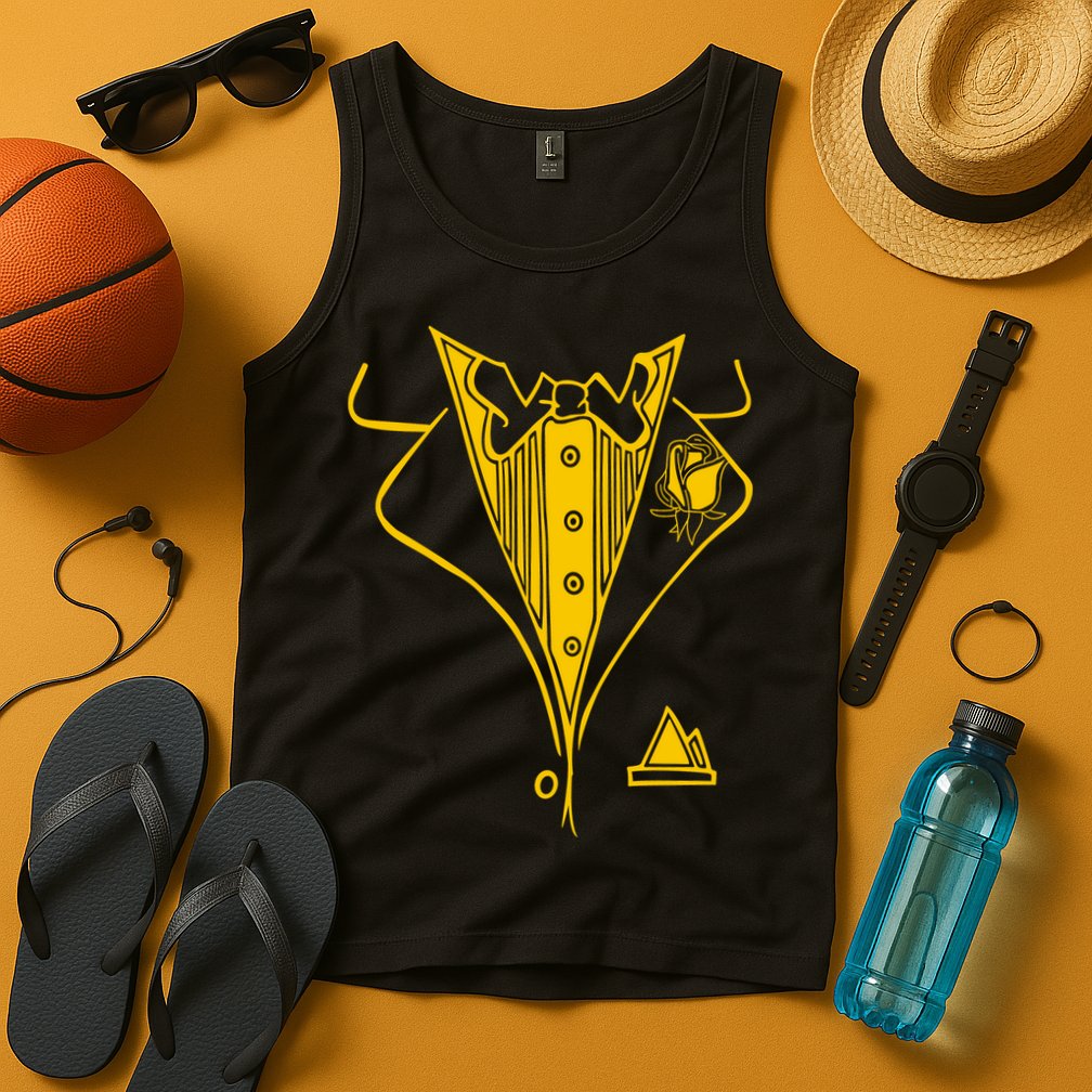 Golden Tuxedo Tank Top