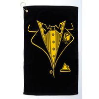 Golden Tuxedo Golf Towel