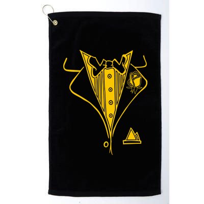 Golden Tuxedo Platinum Collection Golf Towel